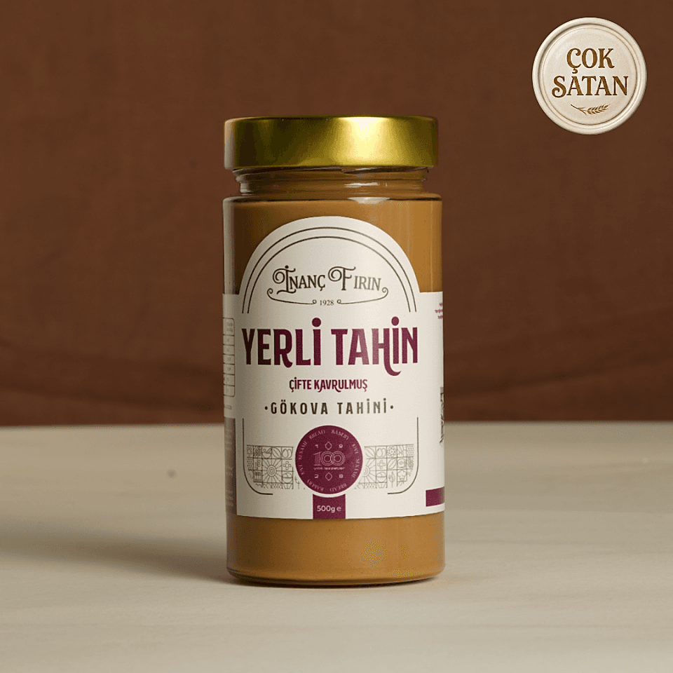Çifte Kavrulmuş Yerli Tahin 500 gr - Gökova Susamından Yoğun Lezzet