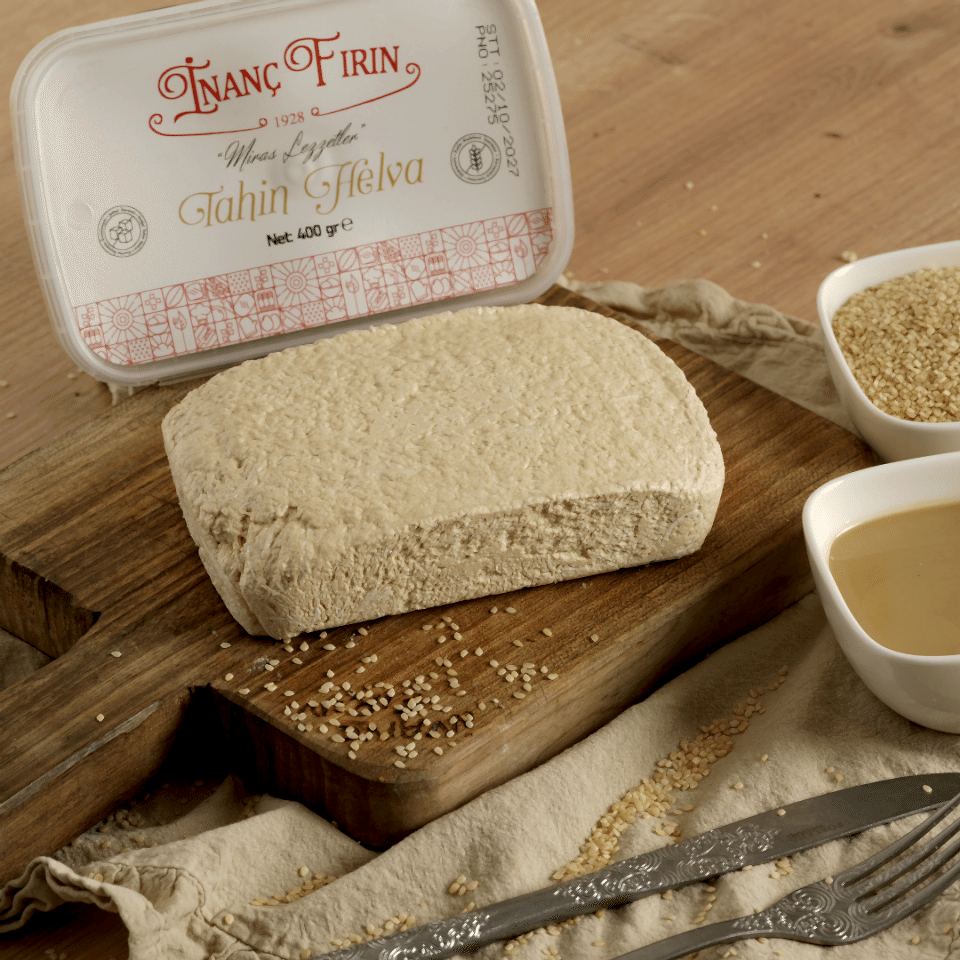 Şeker İlavesiz Sade Tahin Helvası 400 gr - Hurma Suyu ile Tatlandırılmış