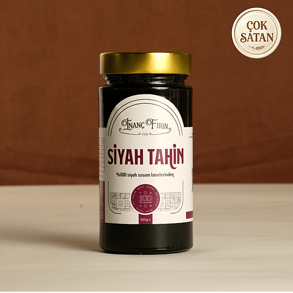 Doğal Siyah Tahin 500 gr - Taş Değirmen Üretimi