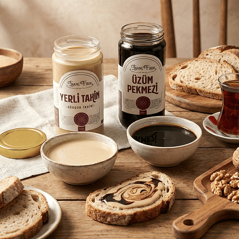 Birlikte Güzeliz : Yerli Tahin (500 gr) & Üzüm Pekmezi (600 gr)