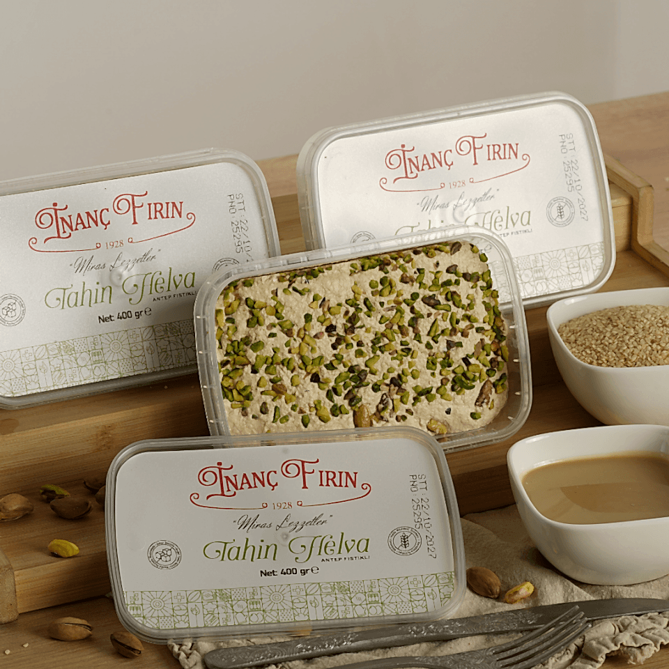 Şeker İlavesiz Fıstıklı Helva 3'lü Set -  (3 x 400 gr)