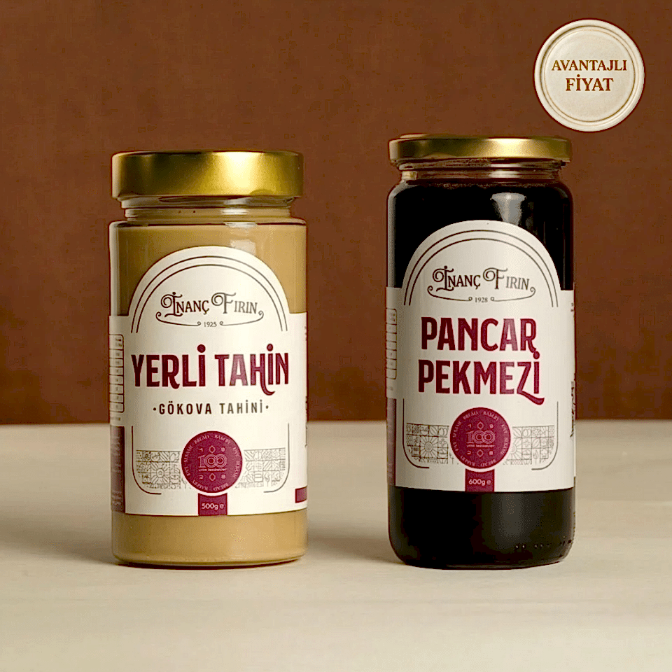 Yerli Taş Değirmen Tahin 500 gr & Pancar Pekmezi 600 gr