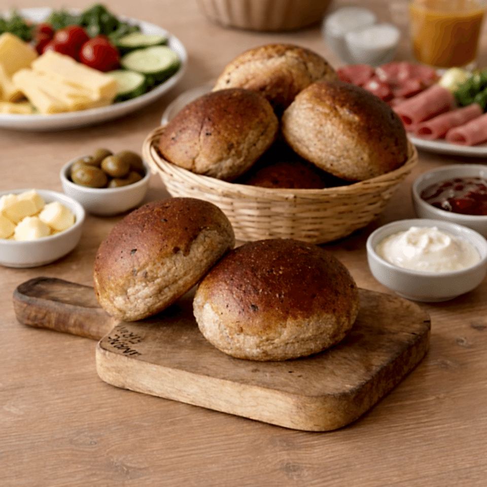 Çok Tahıllı Hamburger Ekmeği 6'lı