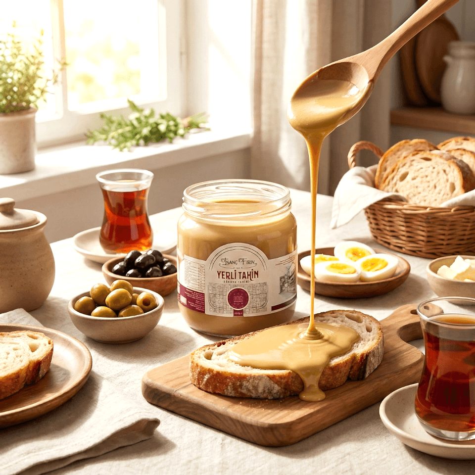 Siyah Tahin 300 gr & Yerli Tahin 400 gr Seti – %100 Susamdan Doğal Tahin Paketi