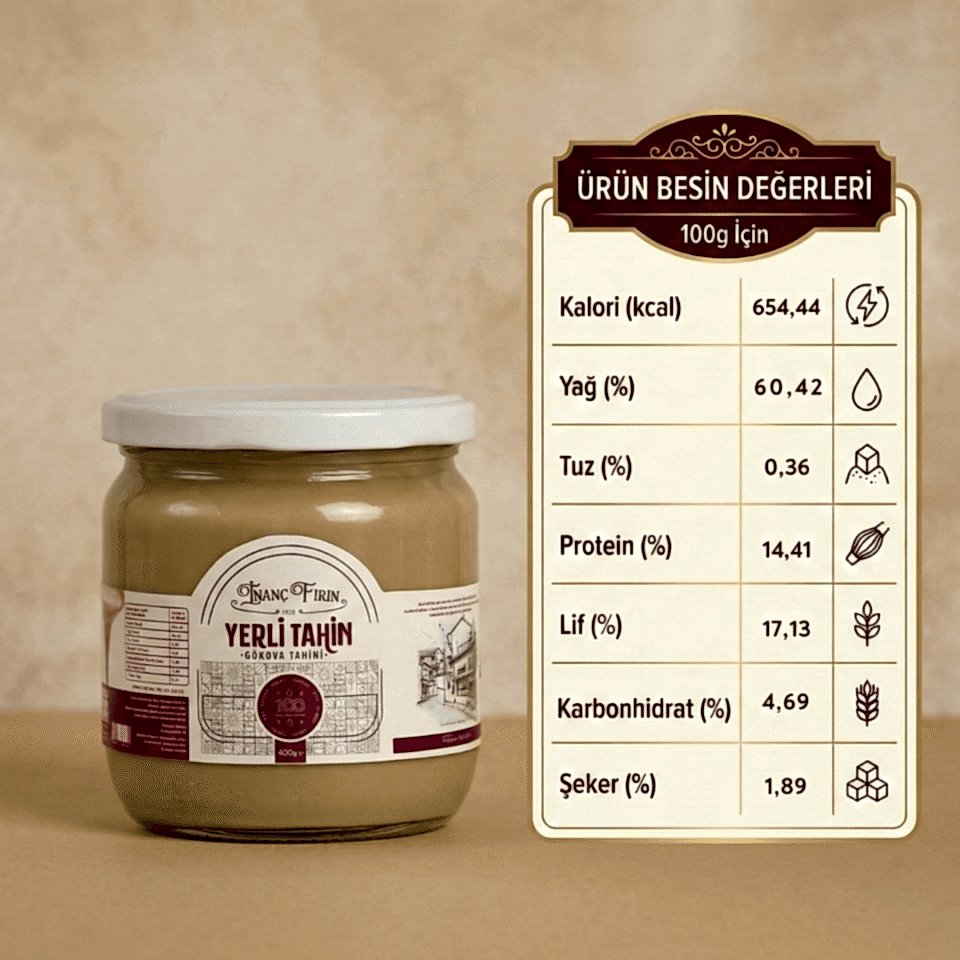 Siyah Tahin 300 gr & Yerli Tahin 400 gr Seti – %100 Susamdan Doğal Tahin Paketi